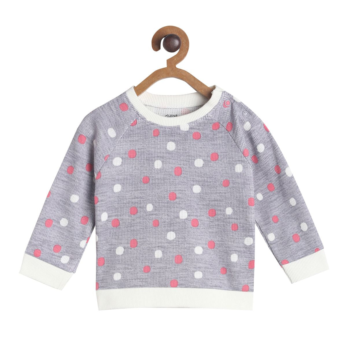 Pack of 2 top and bottom set - grey for 3-6 Months
