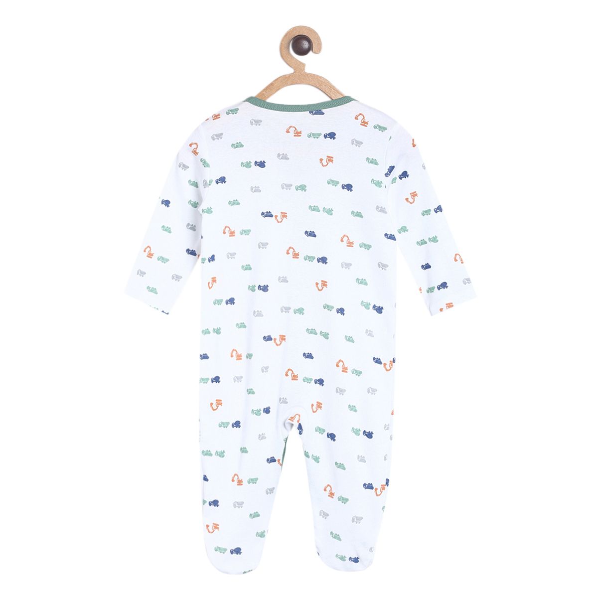 Pack of 1 sleepsuit - off white for New Born