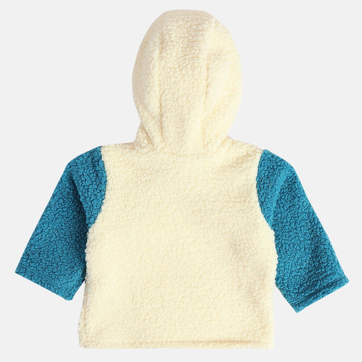 Boys Cotton Full Sleeves Solid Sweatshirt - White