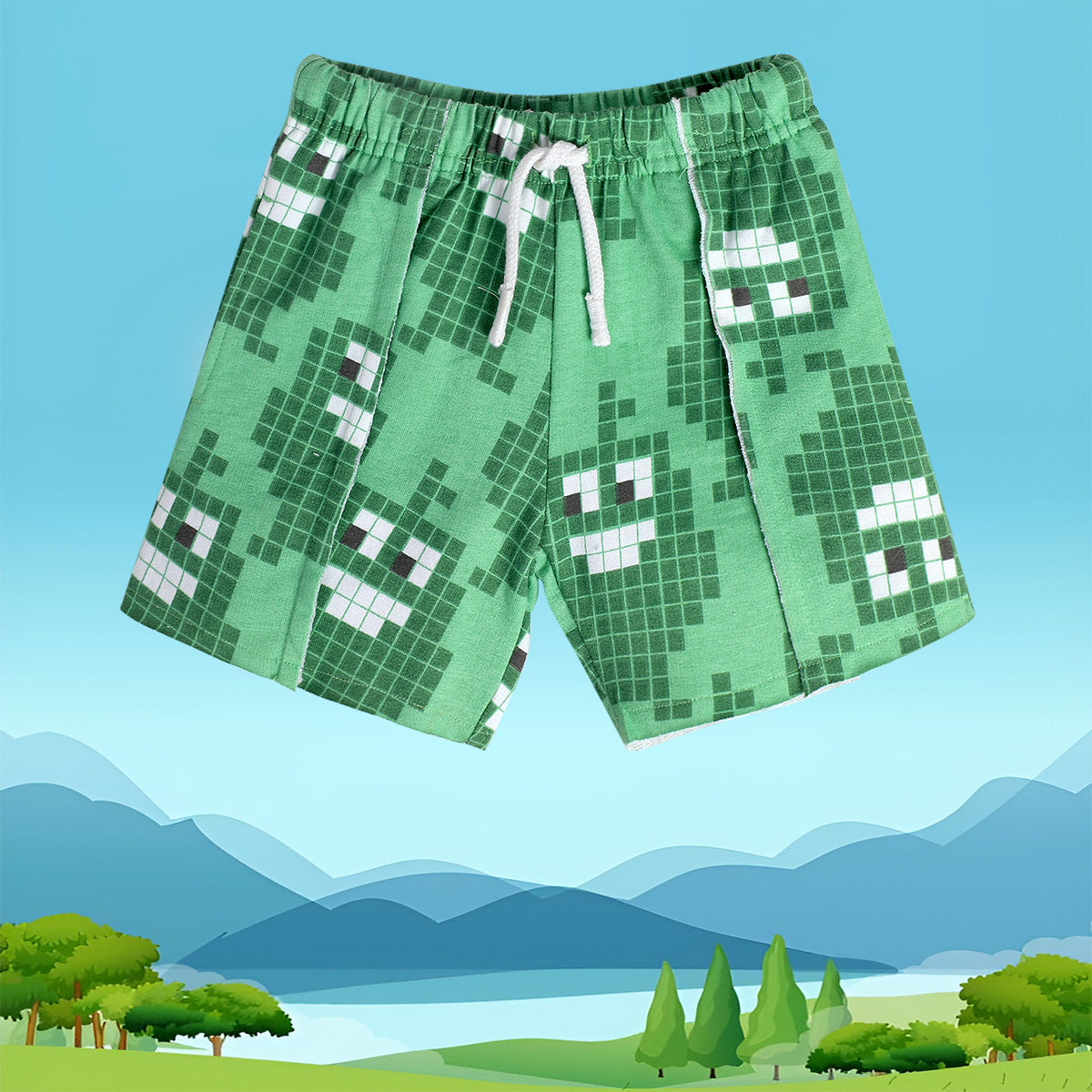 Boys Green Shorts