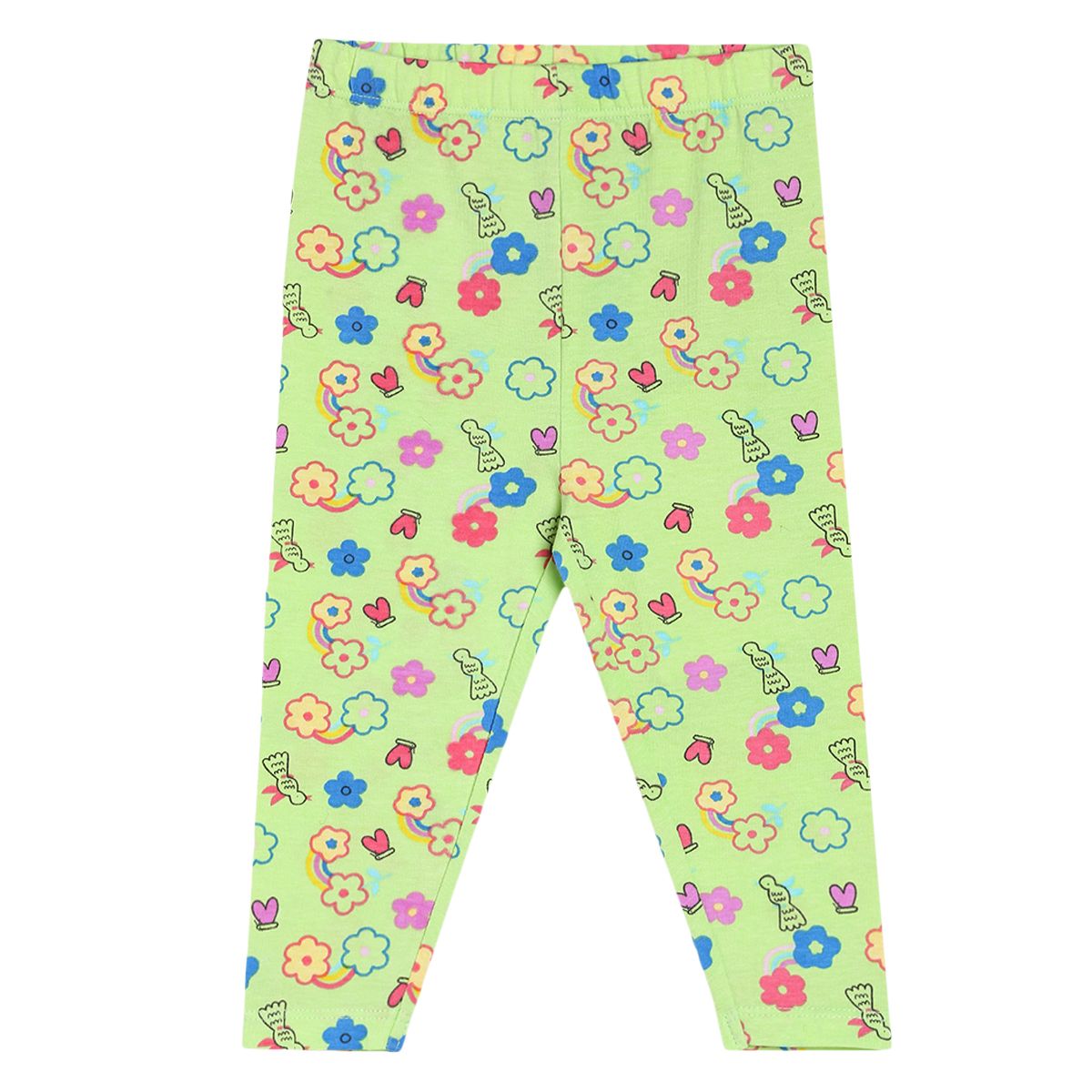 Girls Multicolor Pack Of 3 Legging
