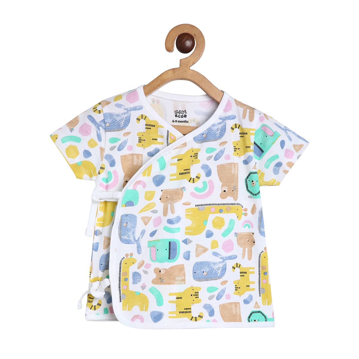 Baby Boys Printed Front Open Vest Pack of 2, Multicolour