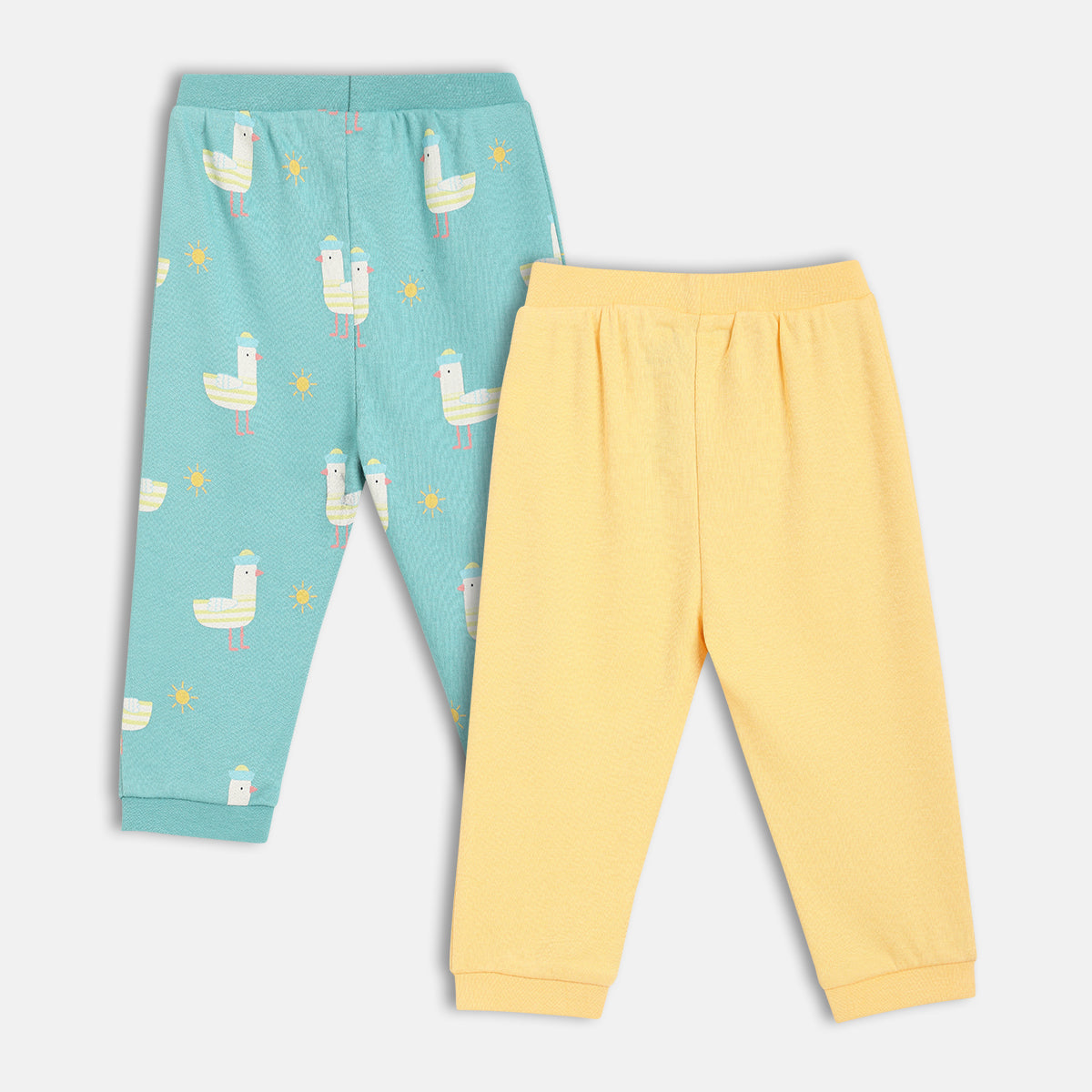 Boys Blue/Yellow Full Length Knit Bottom