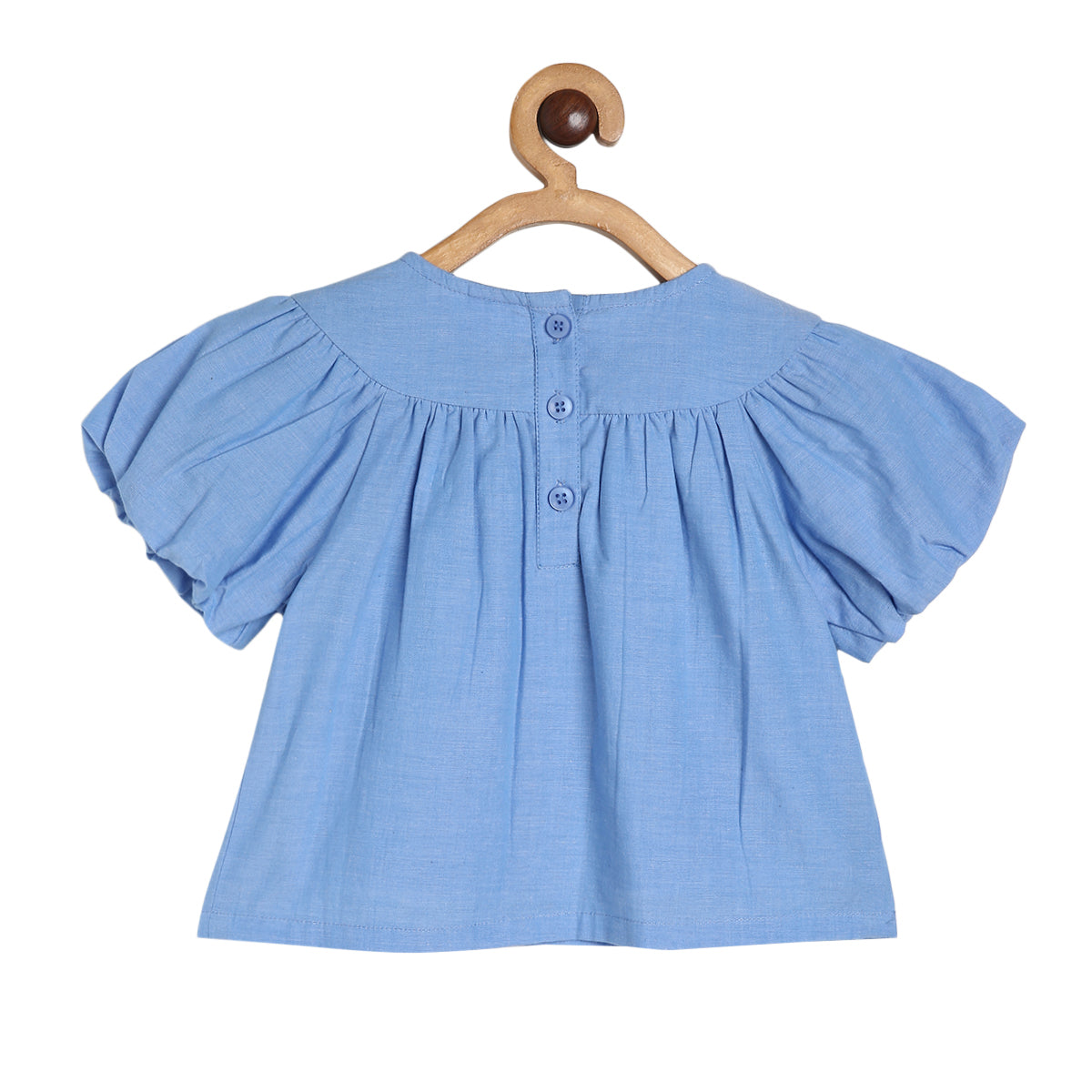Girls Blue Pack Of 1 Woven Top