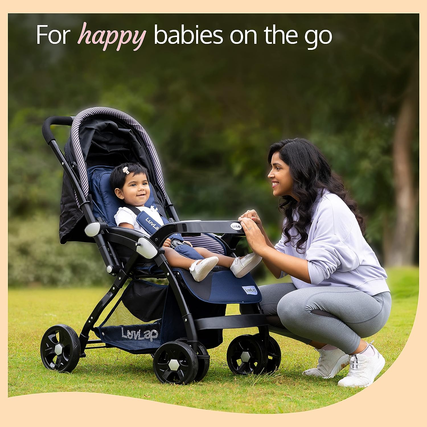 Luvlap Galaxy Stroller - Black