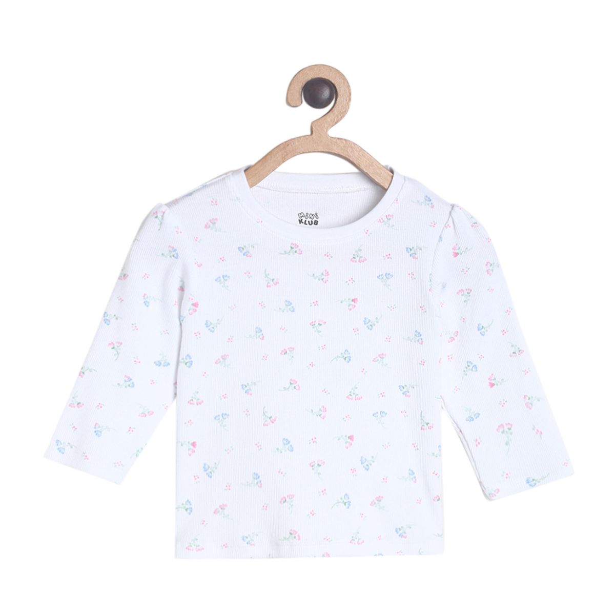 Pack of 2 top and bottom set - white & sky blue for 0-3 Months