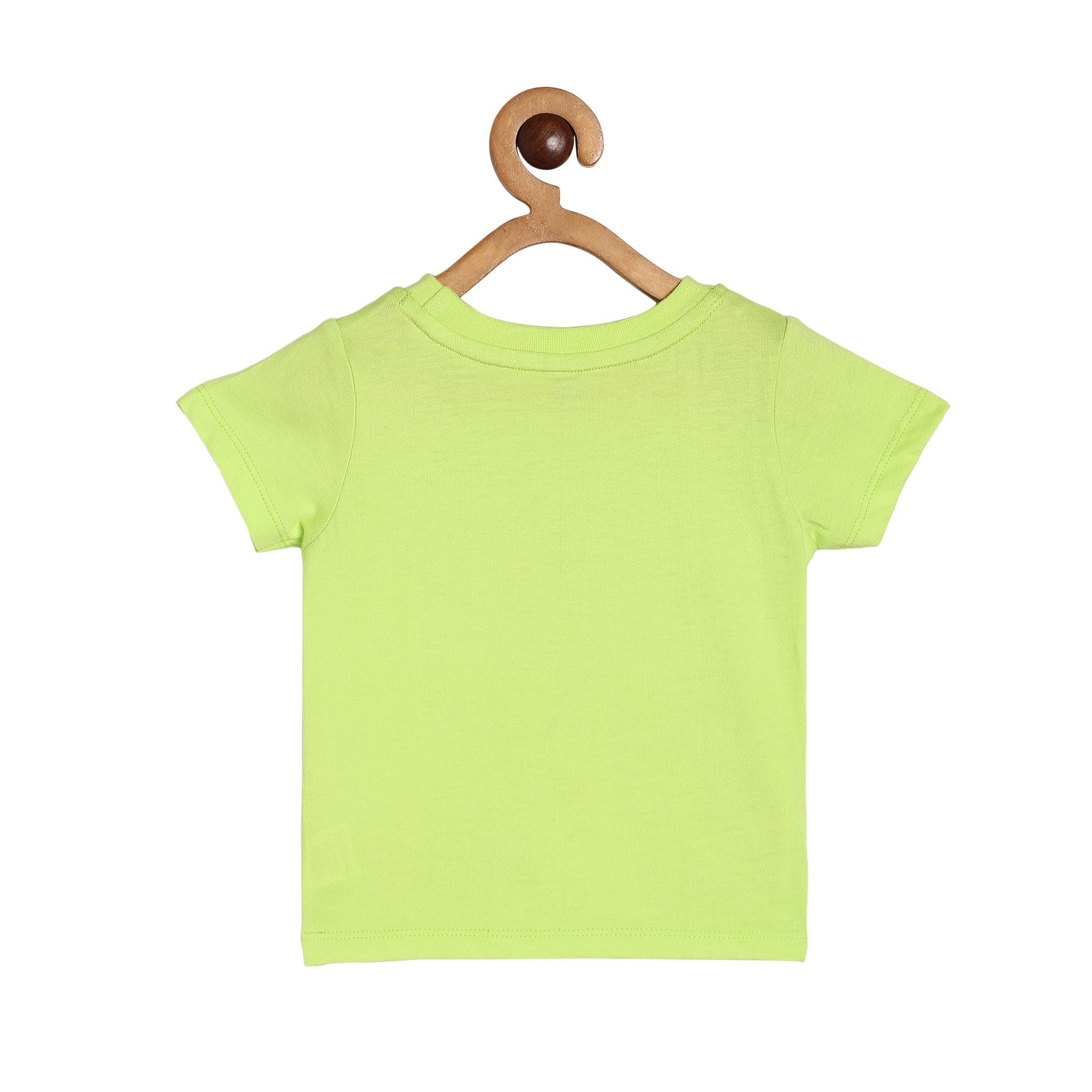 Boys Green Pack Of 1 T-Shirt