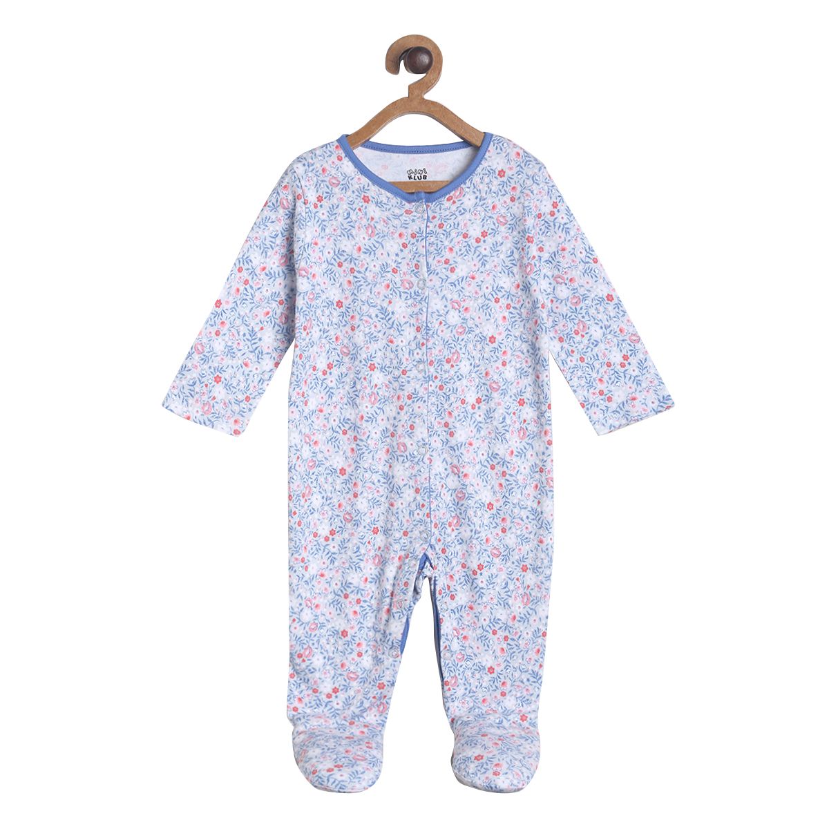 Pack of 2 sleepsuit - light blue for New Born