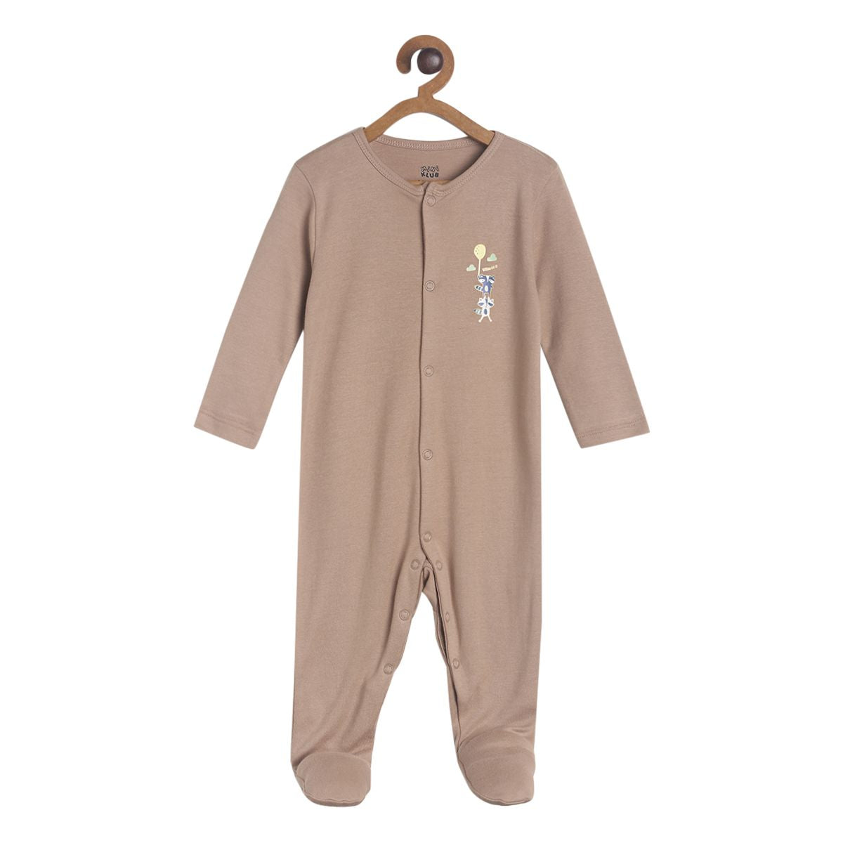 Pack of 2 sleepsuit - brown for New Born