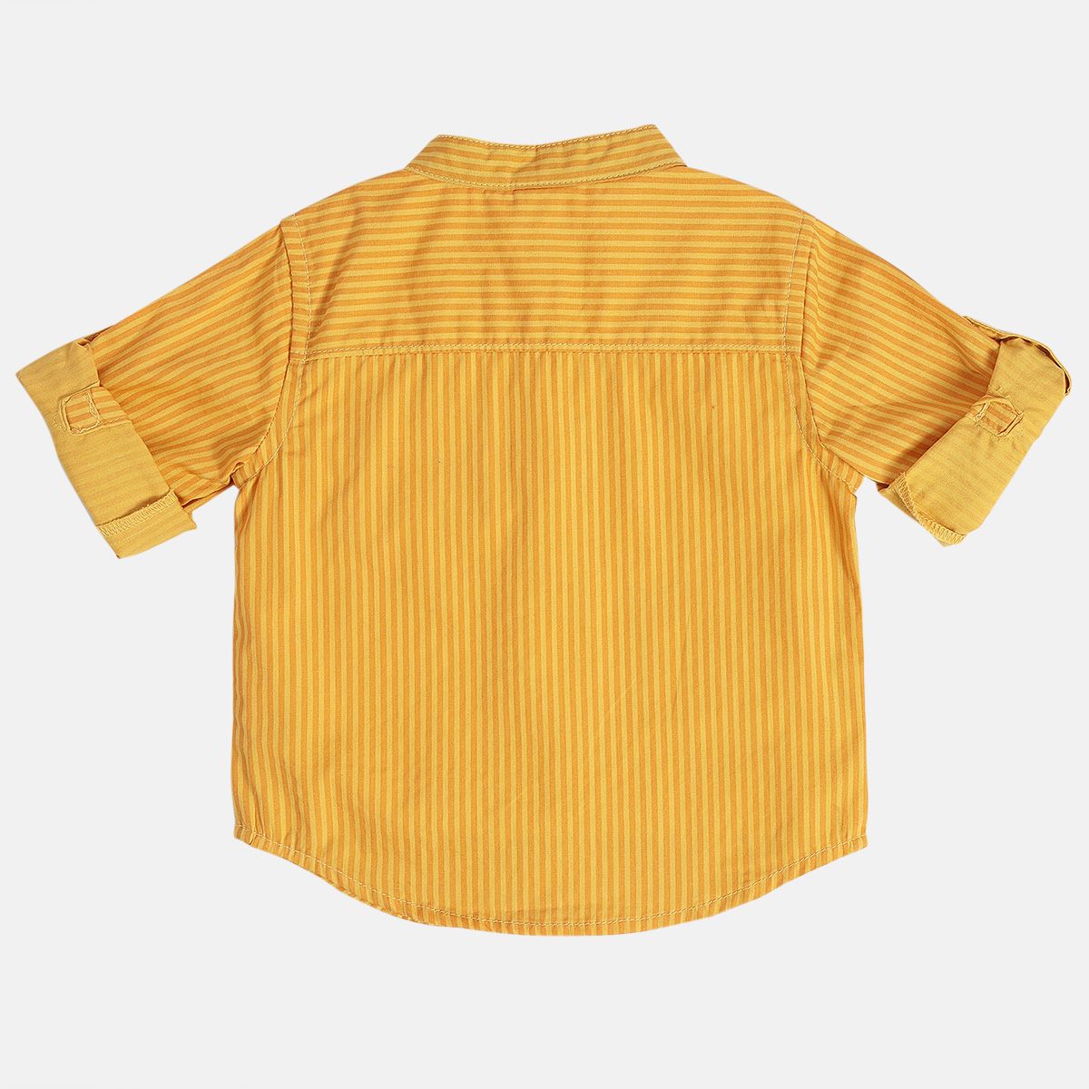 Boys Yellow Collar Full Sleeves Shirt