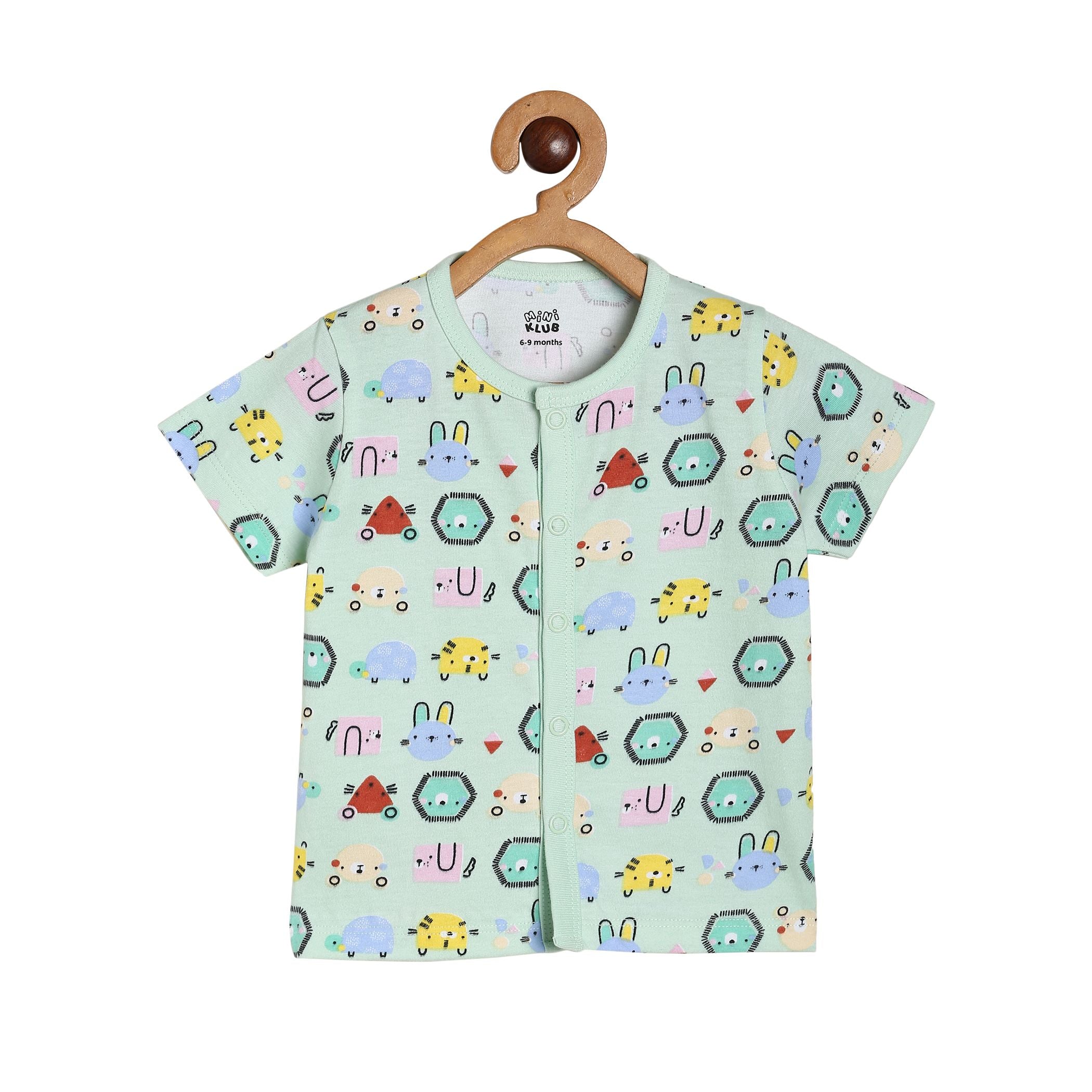 Boys Coral Pack Of 3 Front Open Vest