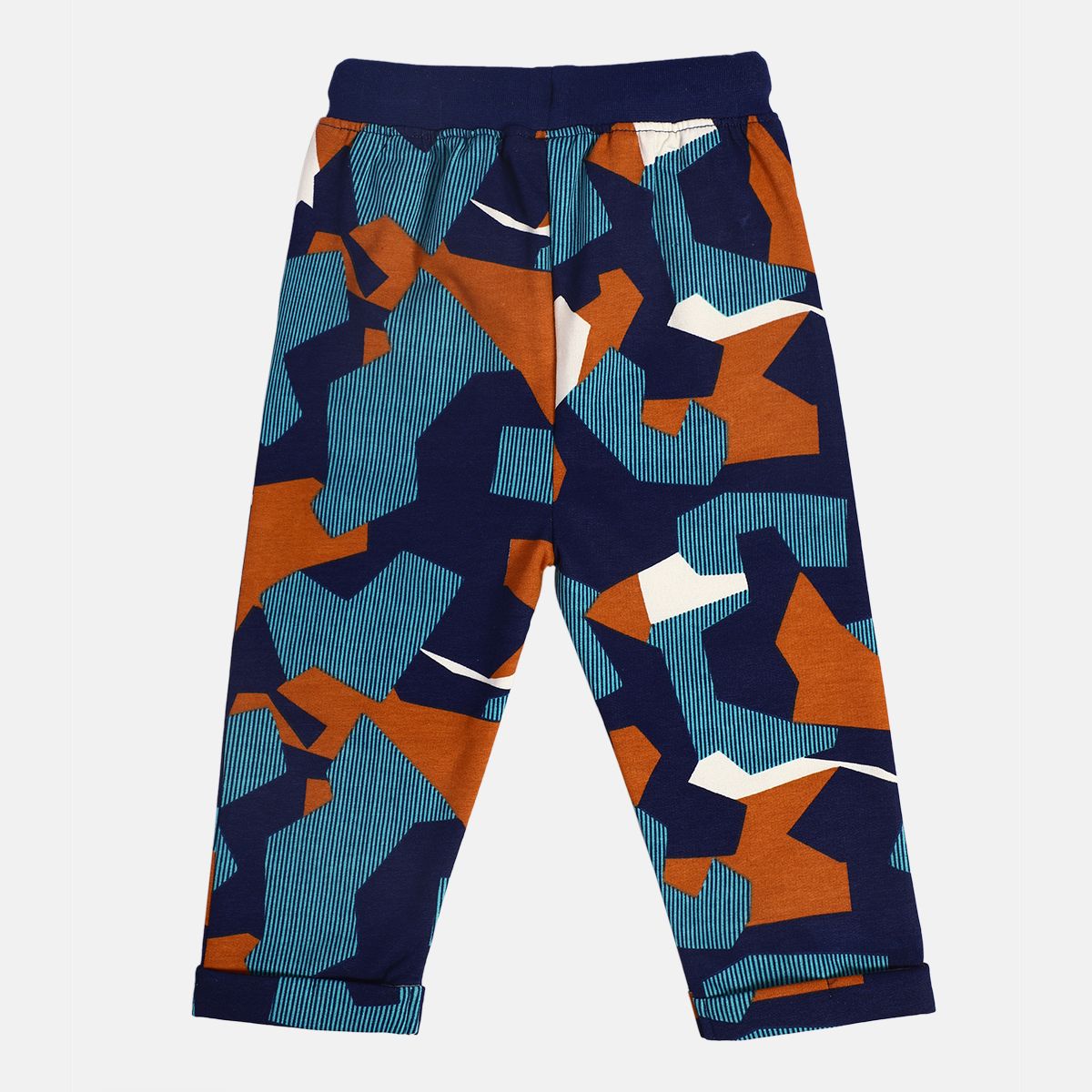 Boys Multi Adjustable Elastic Full Length Knit Bottom