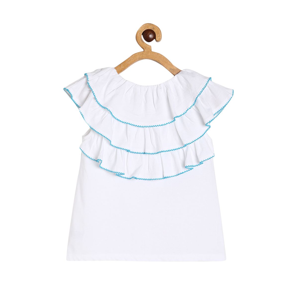 Girls White Pack Of 1 Knit Top