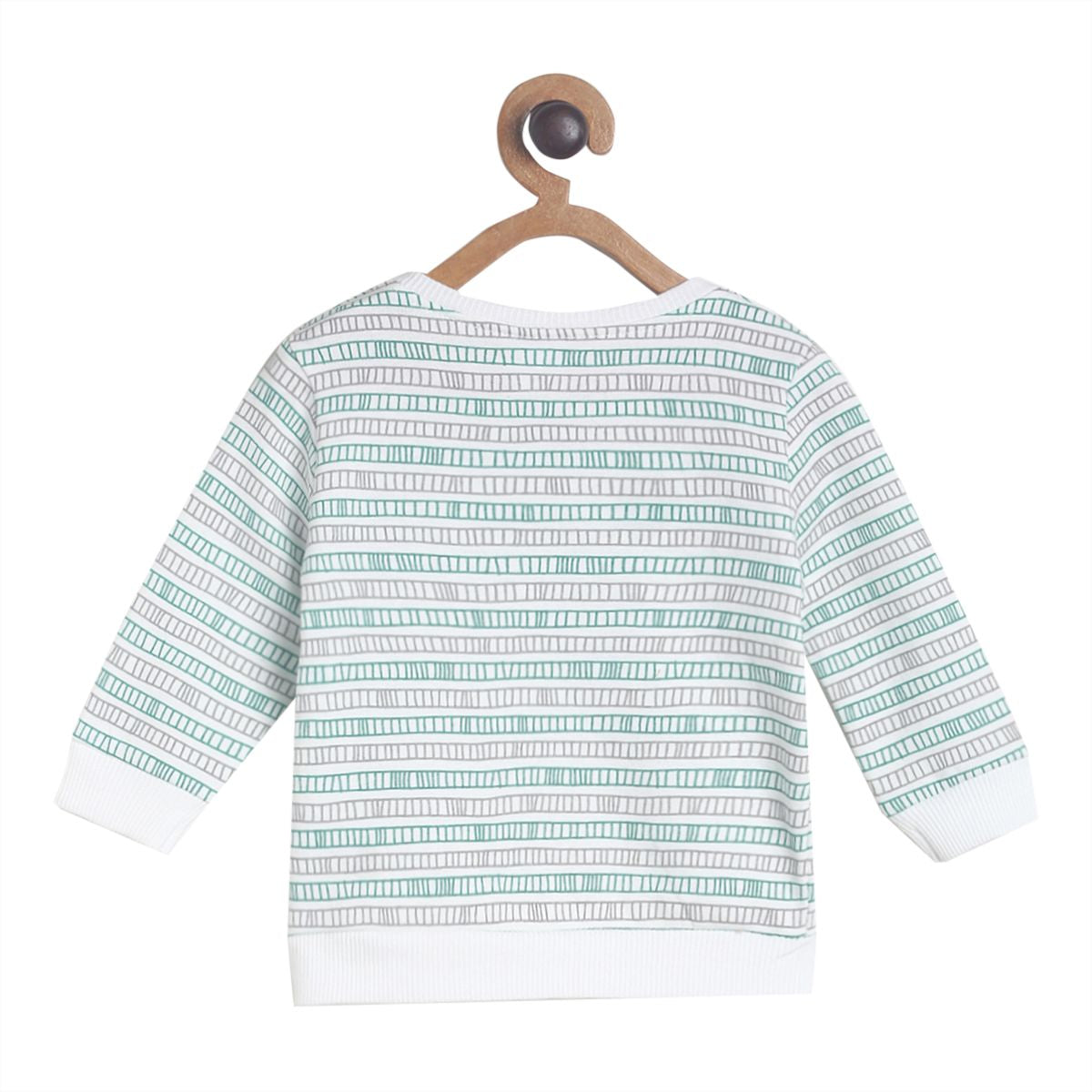 Pack of 1 knit sweat shirt - marshmallow for 3-6 Months