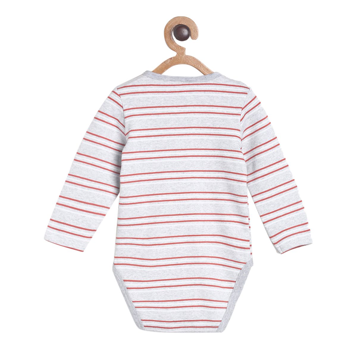 Pack of 1 bodysuit - white & light purple for New Born