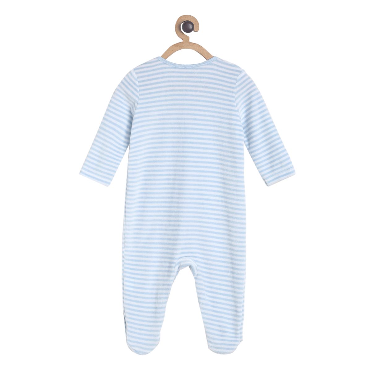 Pack of 1 sleep suit - blue for New Born