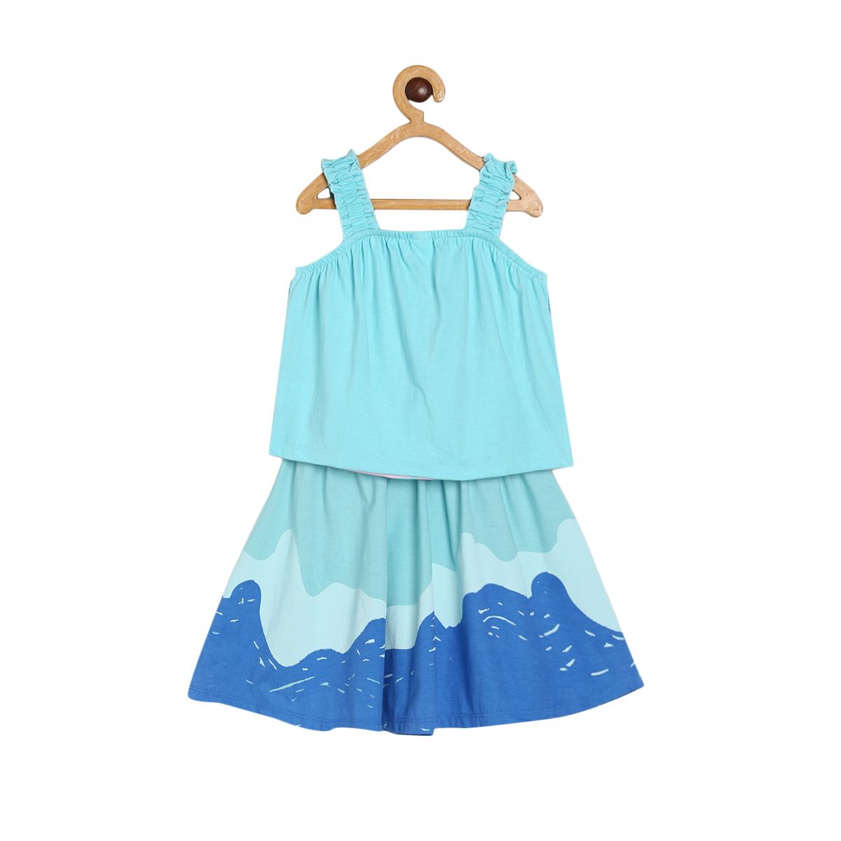 Girls Blue Pack Of 2 Coordinate Set