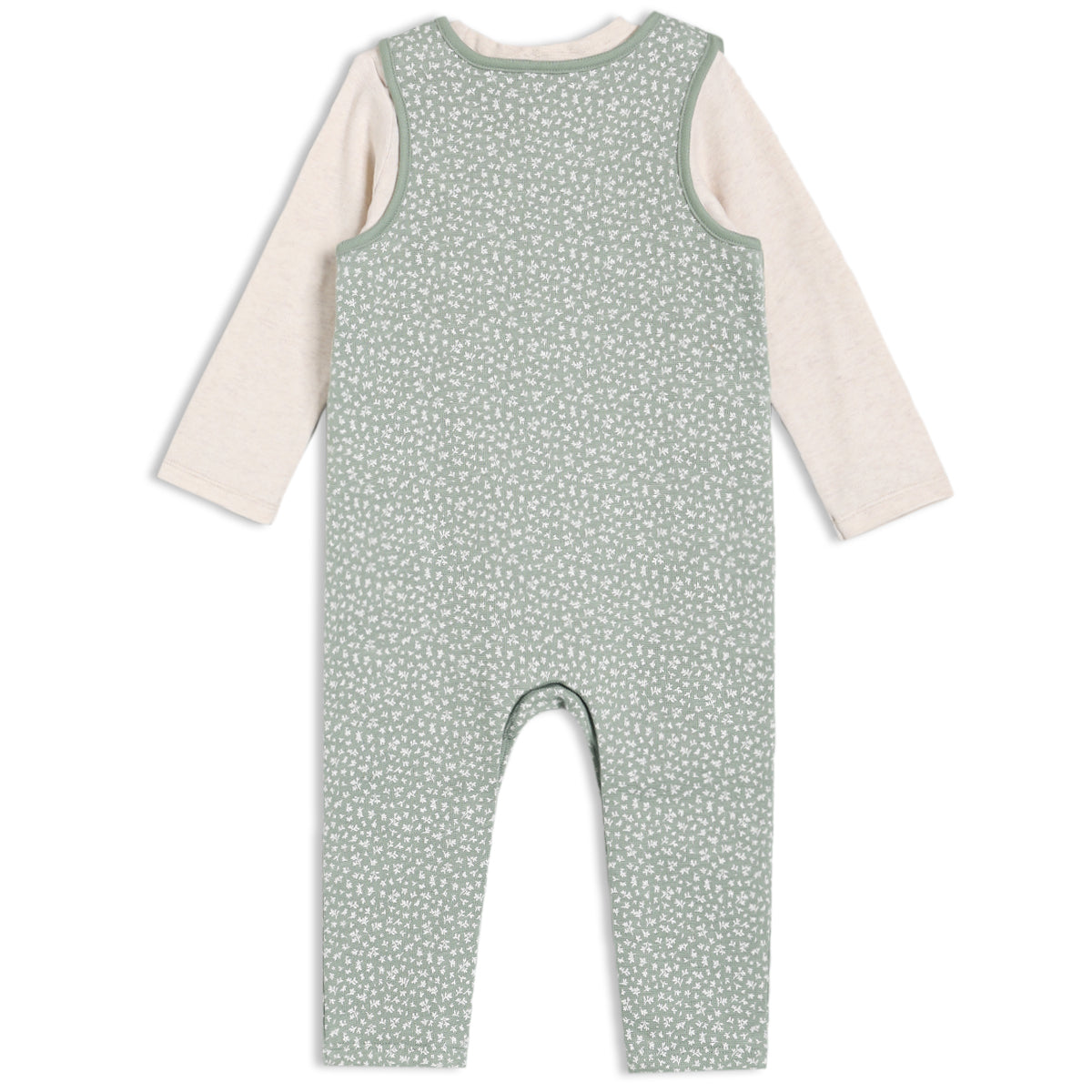 Unisex Multi Boat Neck Cap Sleeve Dungaree Set
