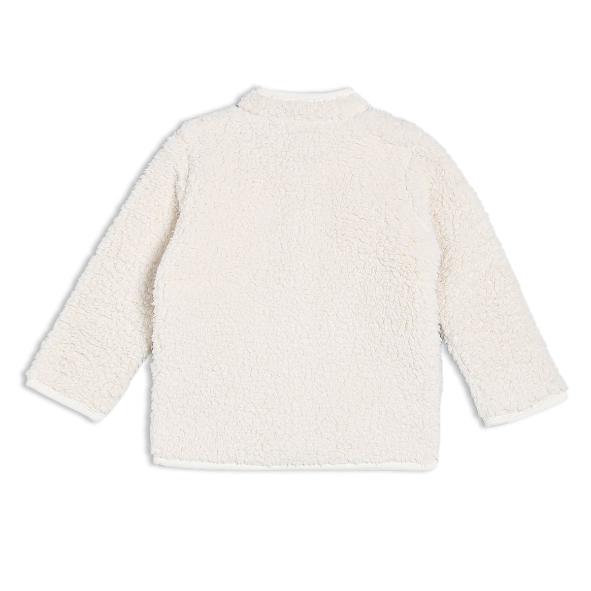 Unisex White Boat Neck Cap Sleeve Jacket