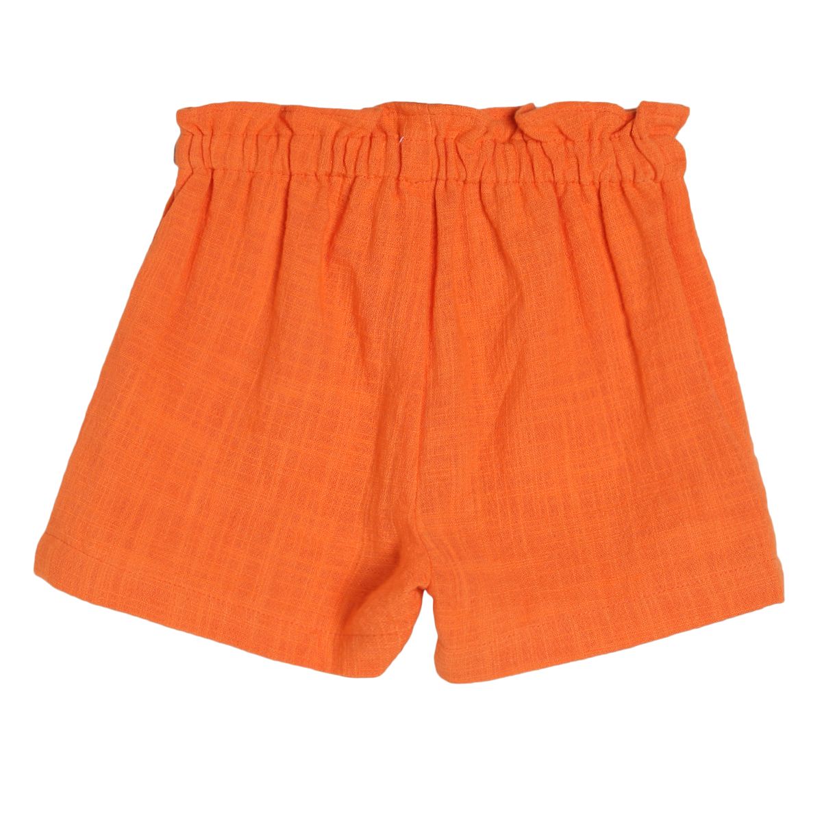 Girls Orange Pack Of 1 Shorts