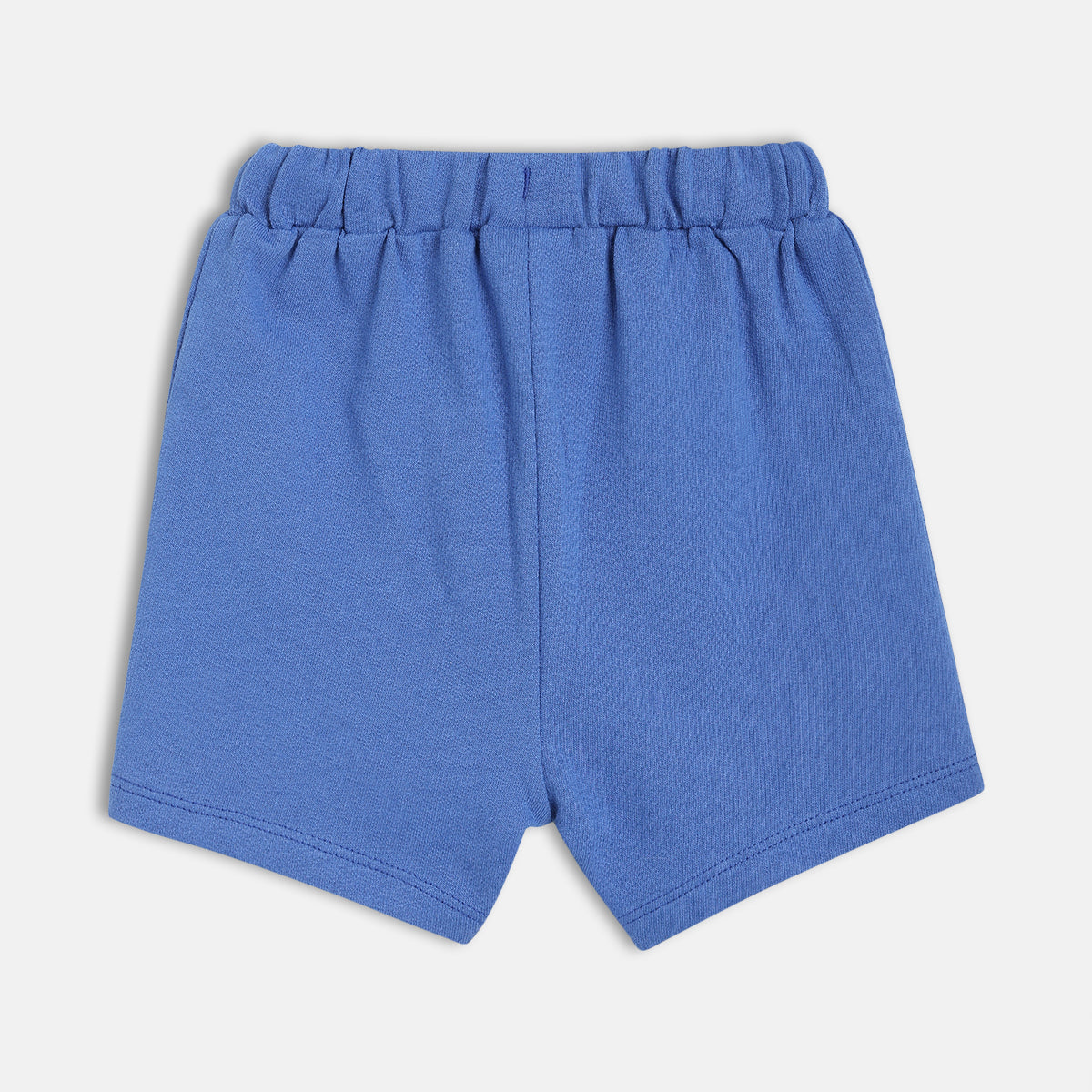 Baby Boys Solid Knit Shorts , Royal Blue