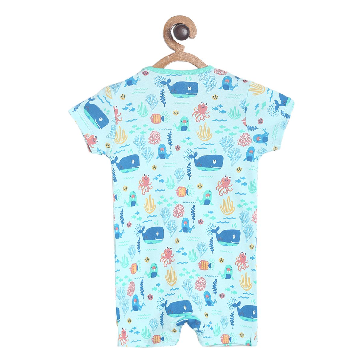 Pack of 1 romper - blue for New Born