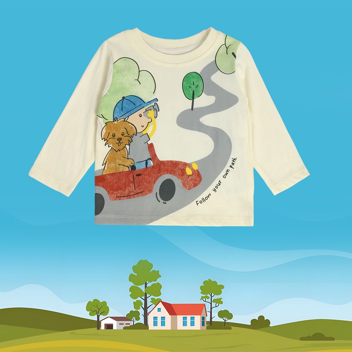 Boys Marshmallow Pack Of 1 T-Shirt