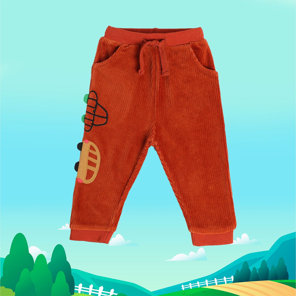 Boys Brown Pack Of 1 Jogger