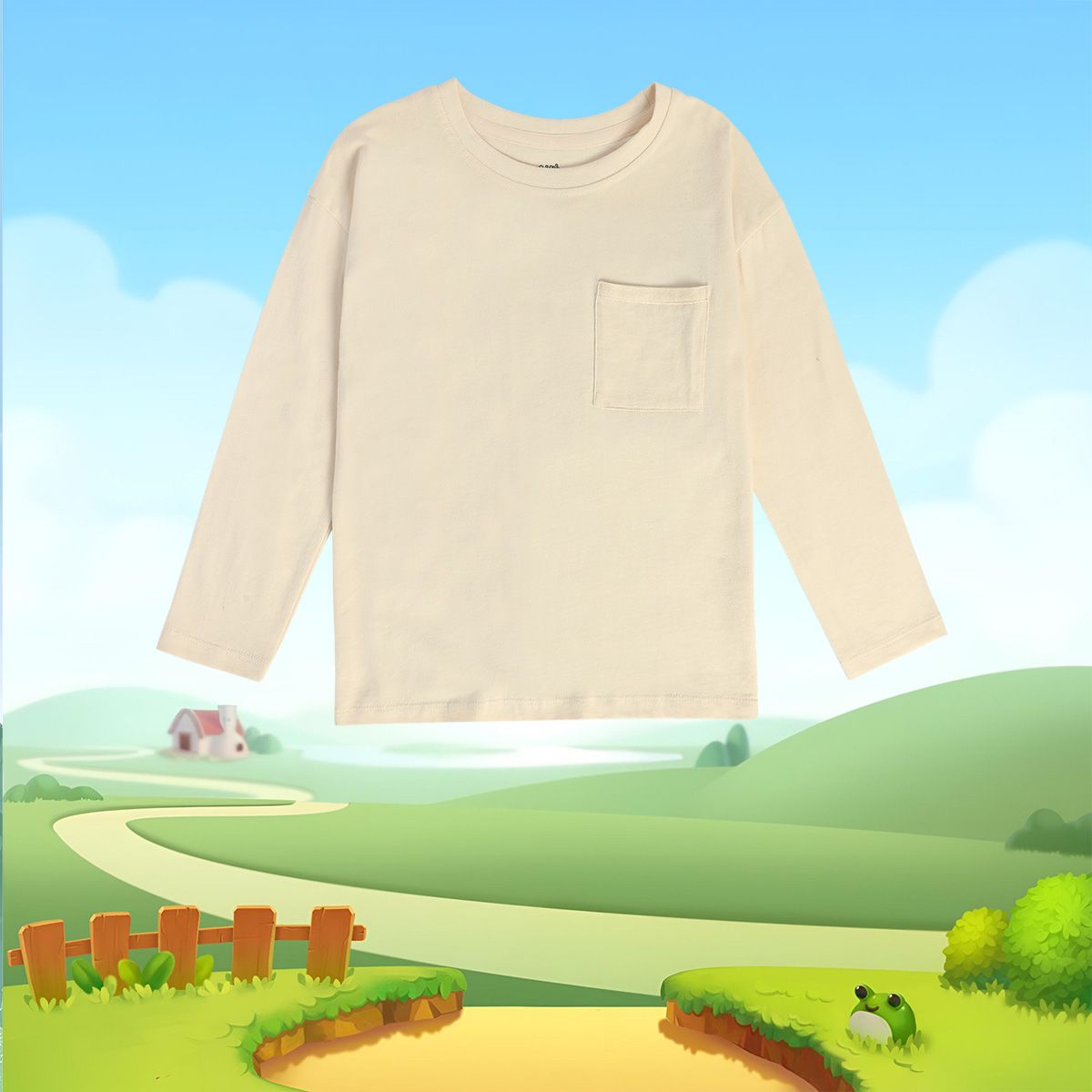 Boys Beige Pack Of 1 T-Shirt