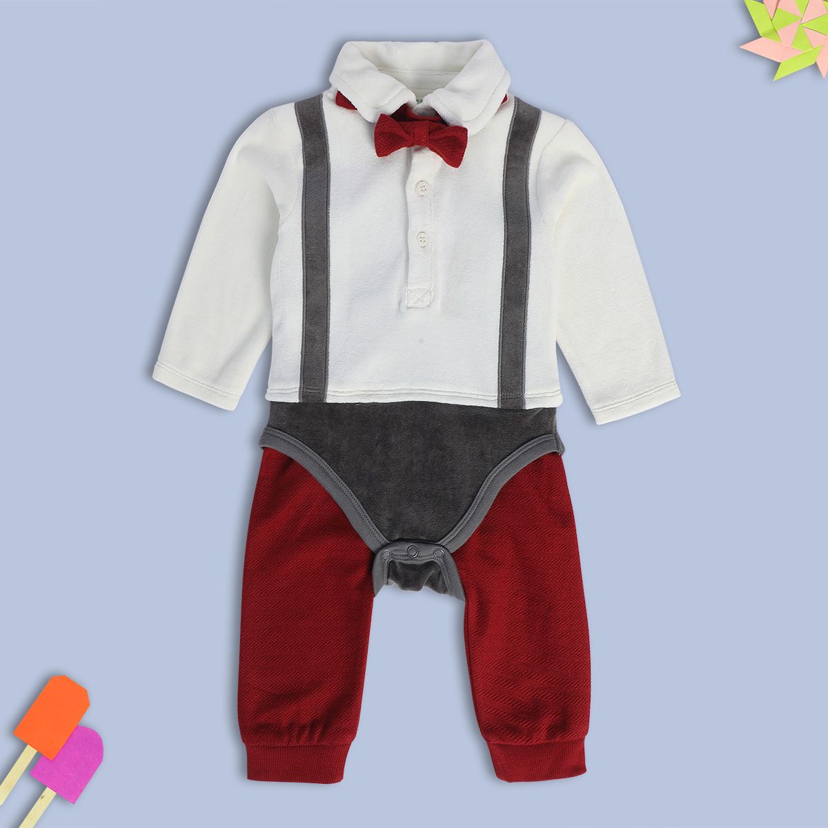 Boys Multicolor Pack Of 3 Coordinate Set