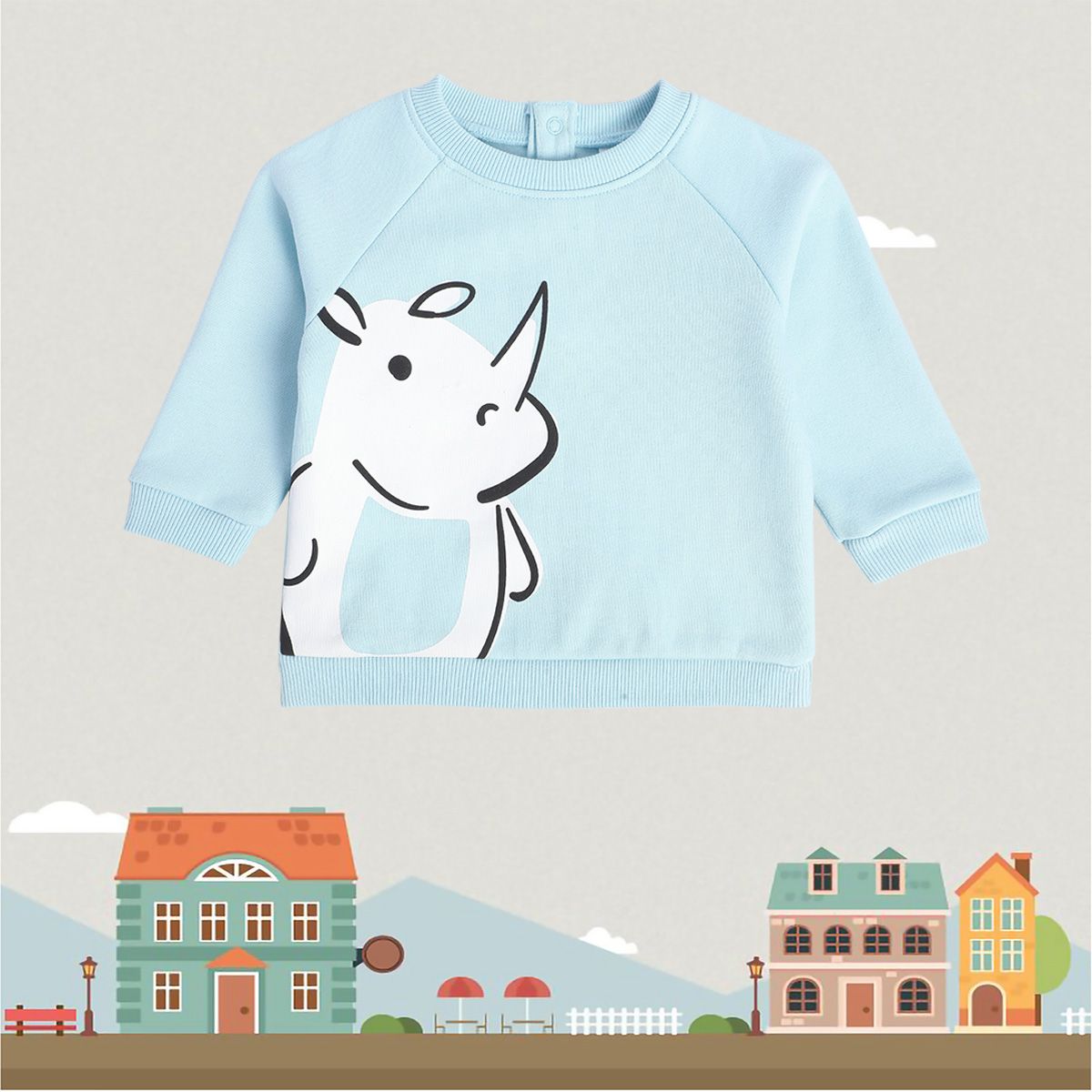 Boys Blue Pack Of 1 Sweat Shirt