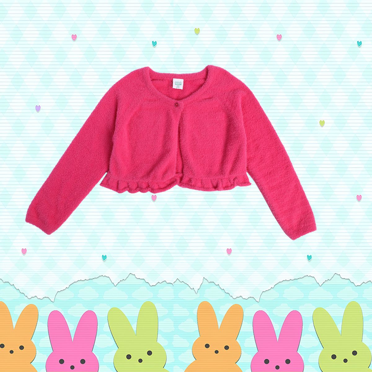 Girls Pink Shrug