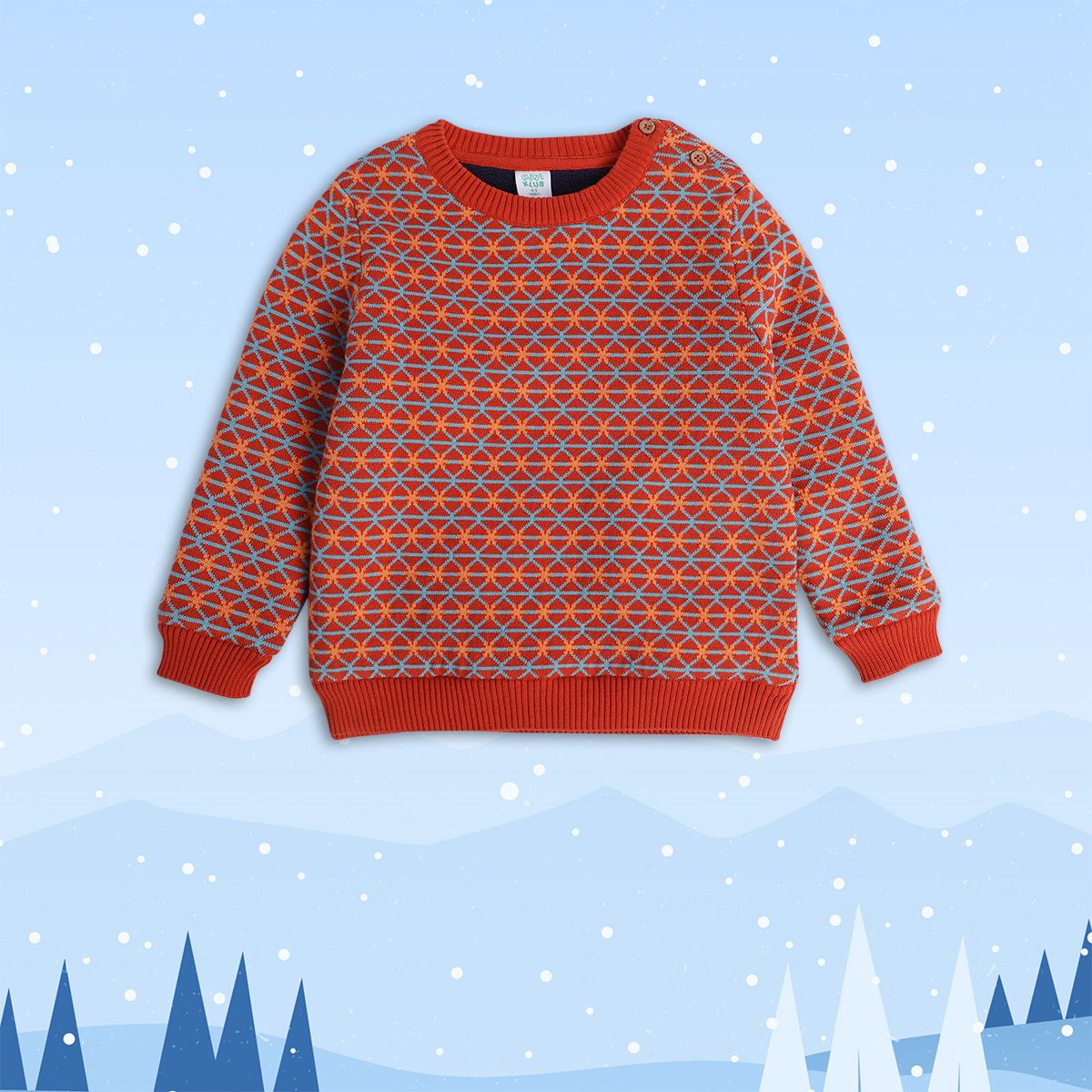 Boys Orange Sweater