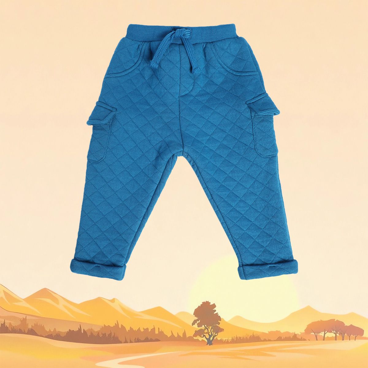 Boys Blue Pack Of 1 Knit Bottom