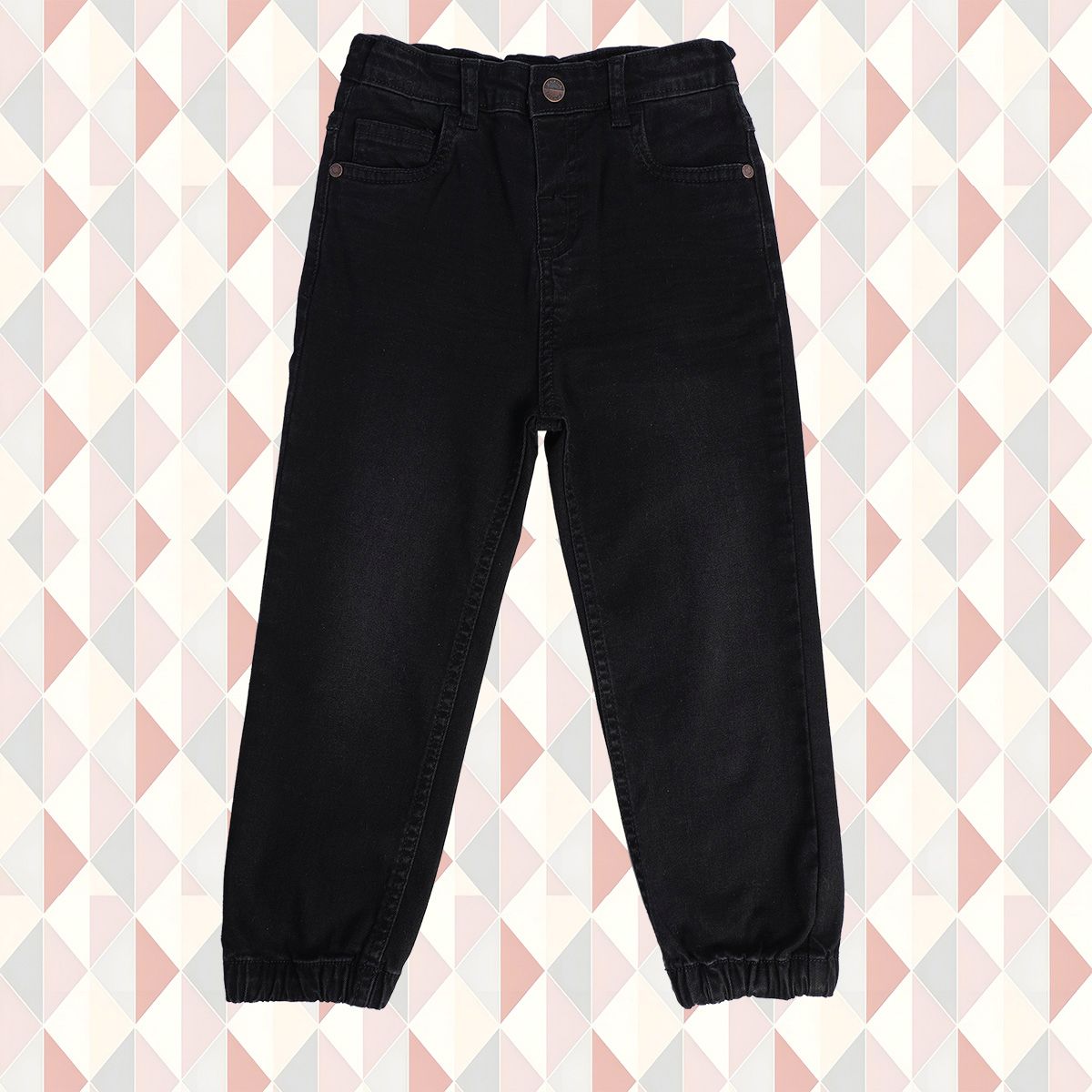 Boys Black Pack Of 1 Denim Pant