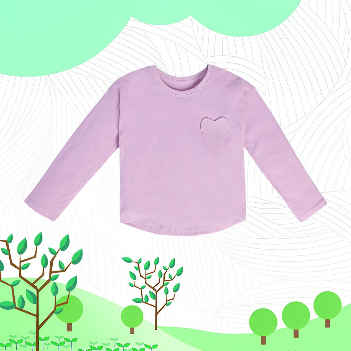 Girls Lilac Pack Of 1 Knit Top