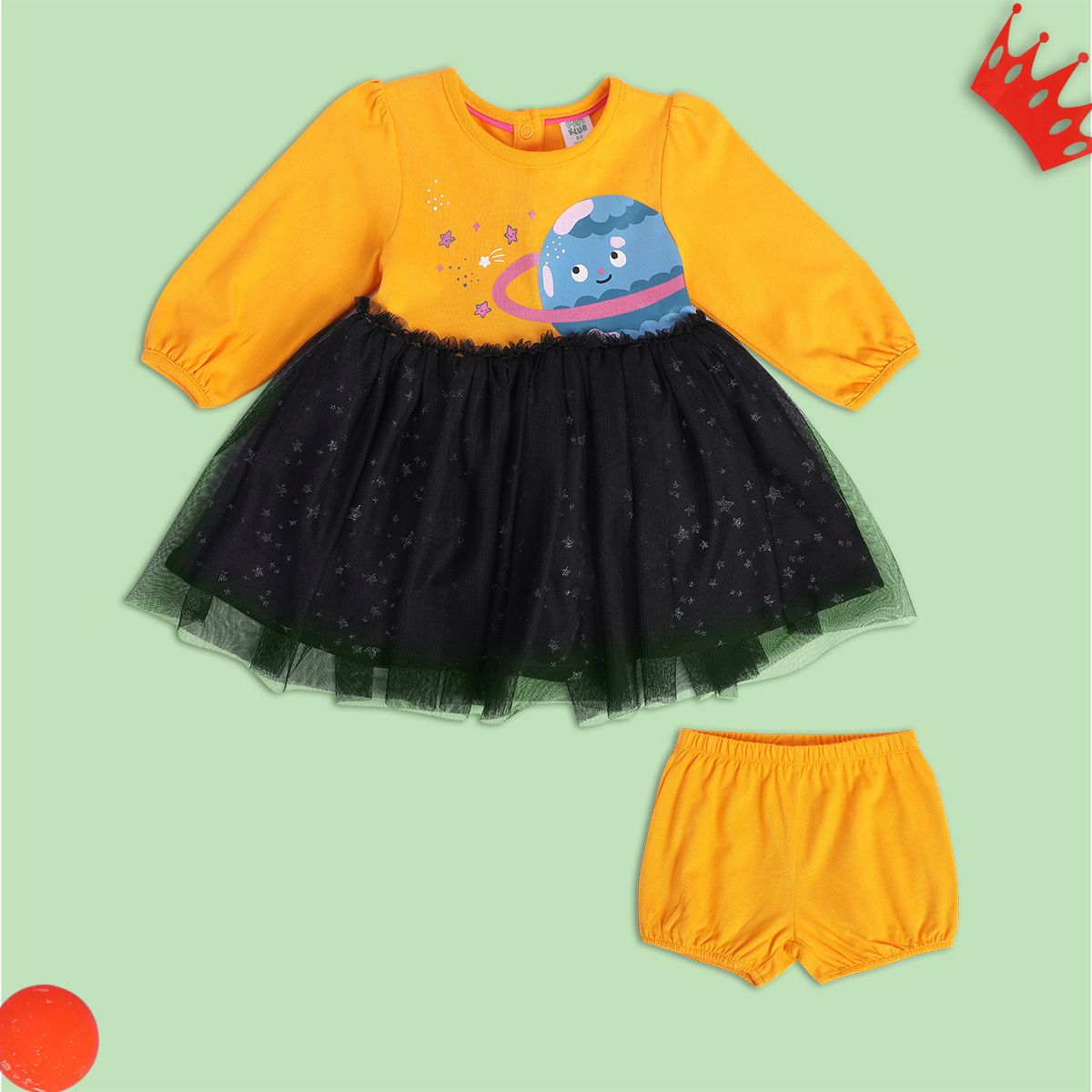 Girls Orange Dress