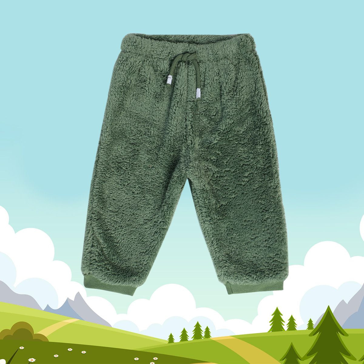 Boys Green Pack Of 1 Knit Bottom