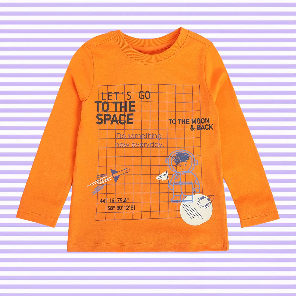 Boys Orange Pack Of 1 T-Shirt