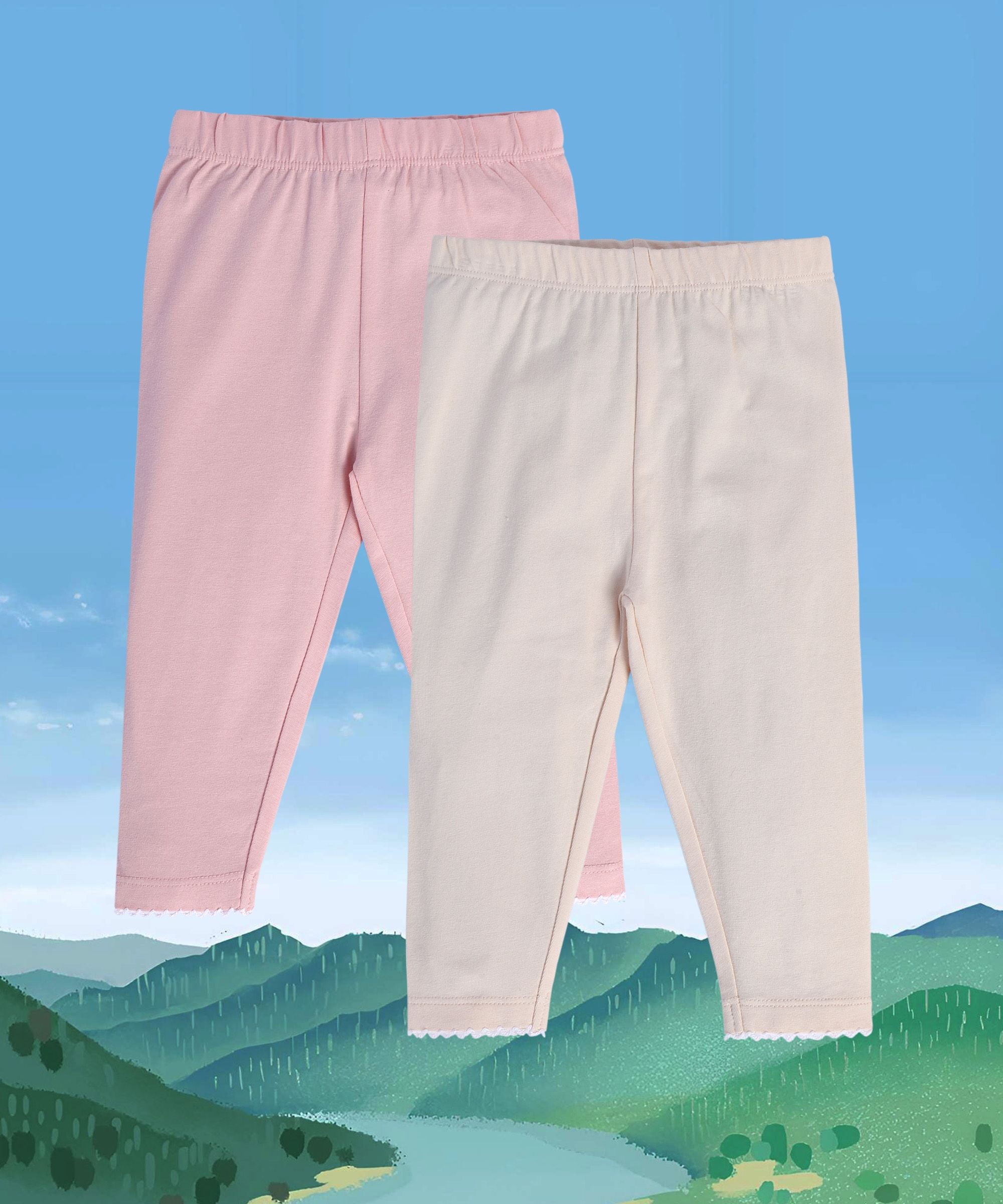 Girls Multicolor Pack Of 2 Legging