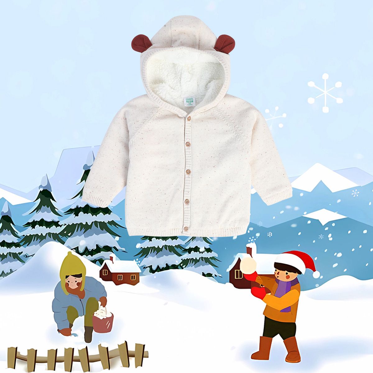 Boys Marshmallow Pack Of 1 Sweater