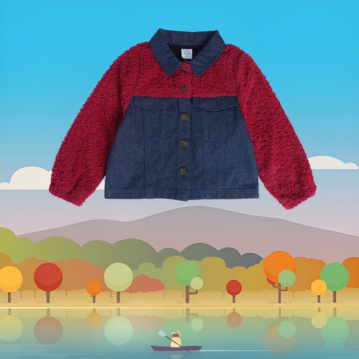 Girls Maroon Jacket