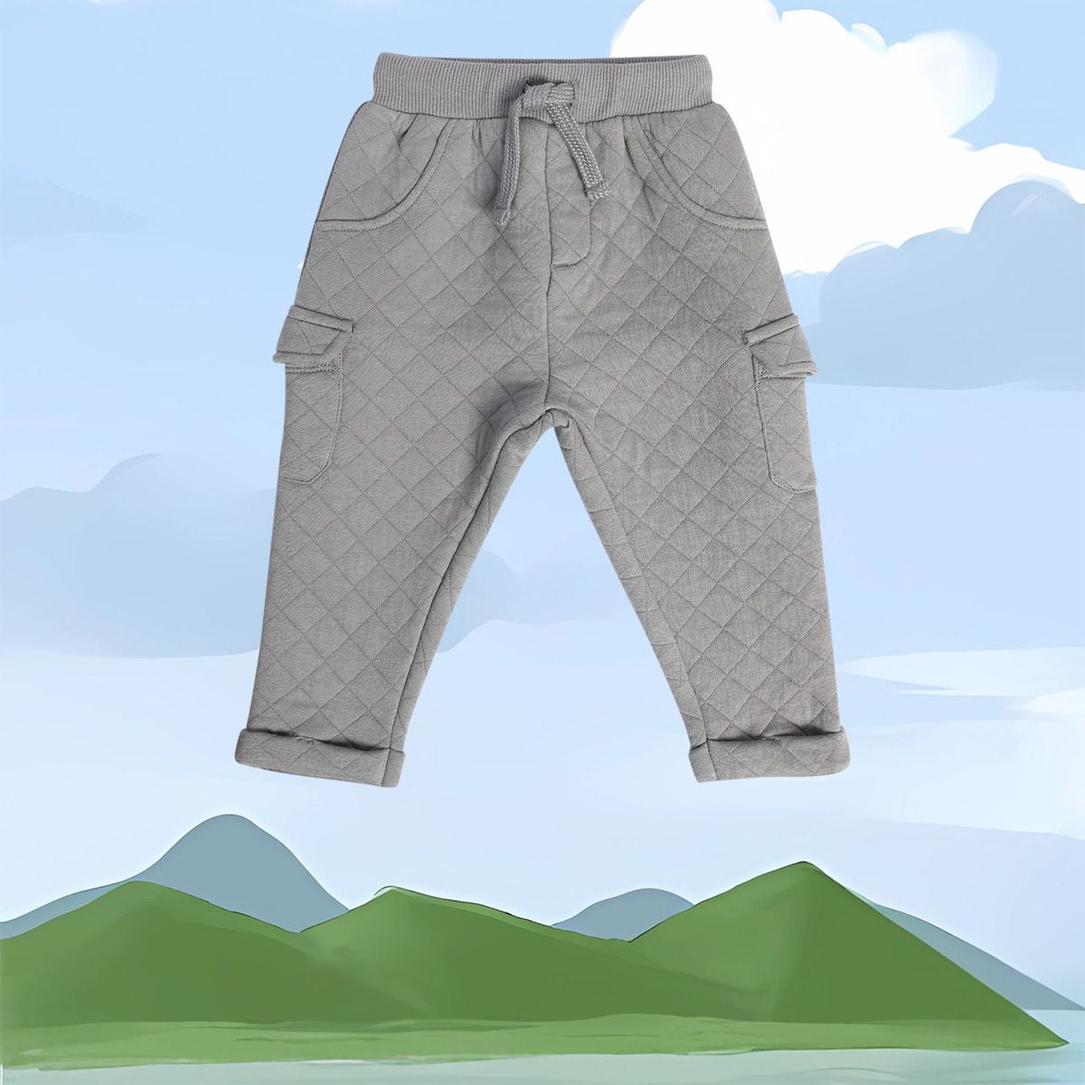 Boys Grey Pack Of 1 Knit Bottom