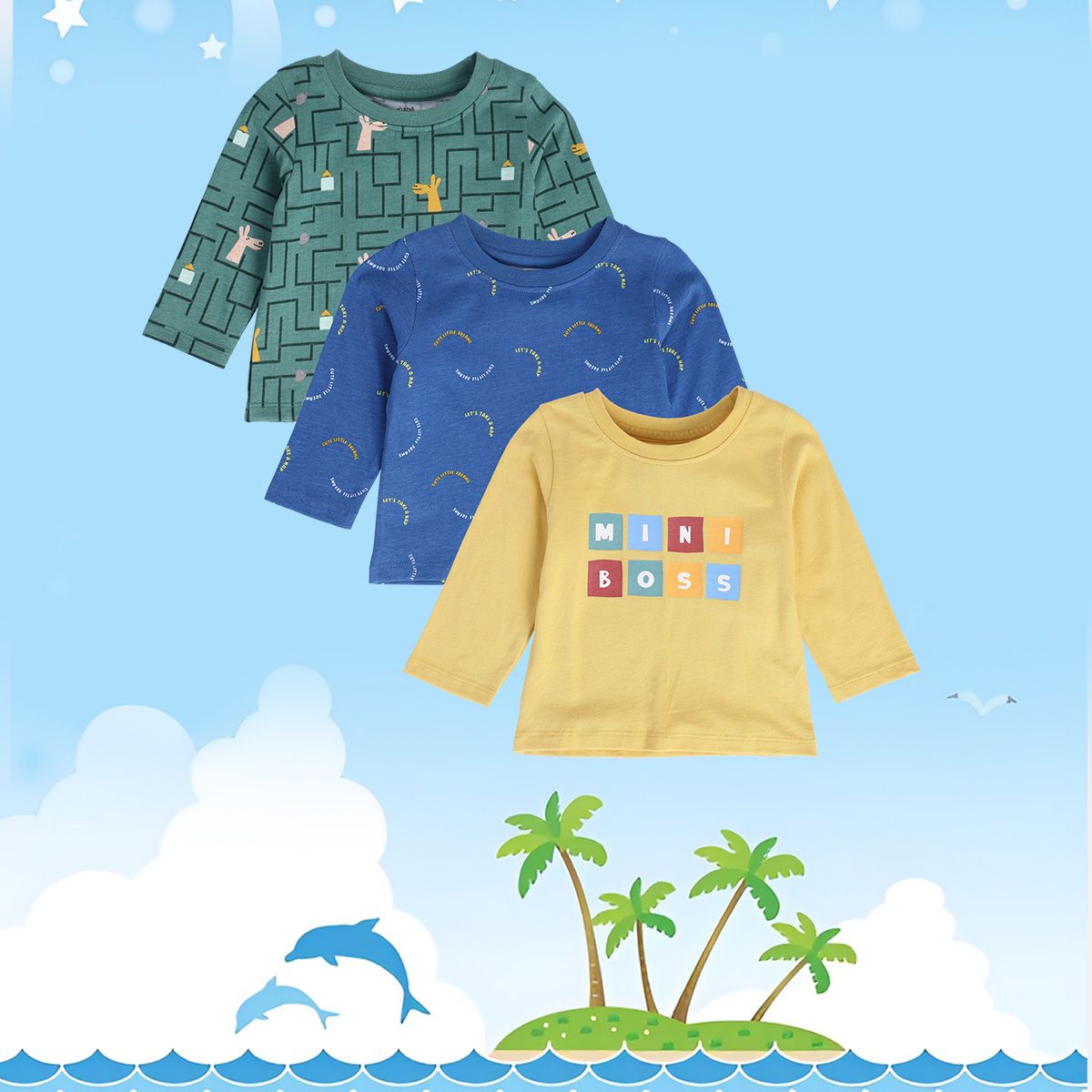Boys Green T-Shirt