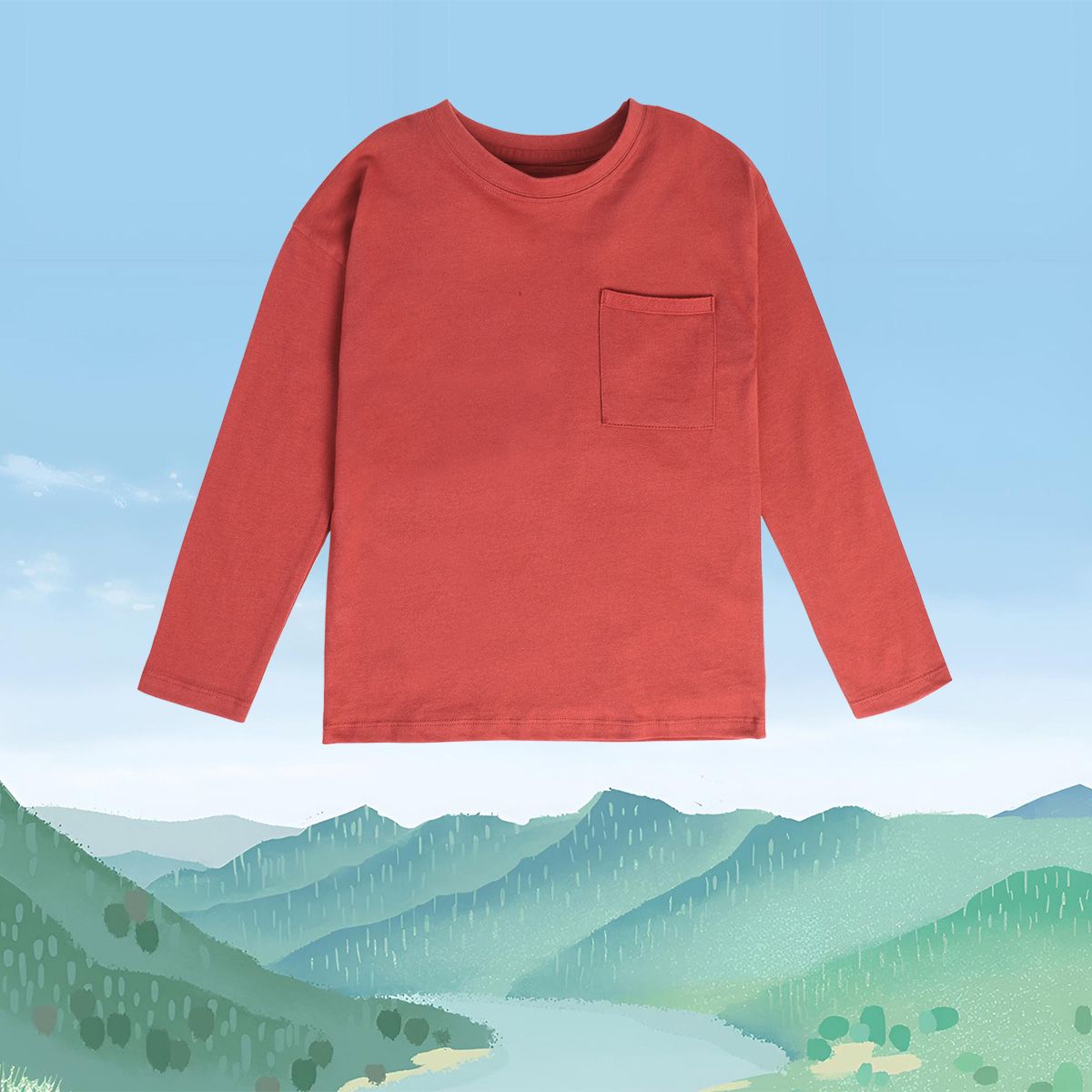 Boys Rust Pack Of 1 T-Shirt