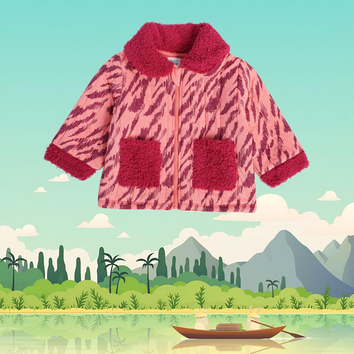 Girls Orange Jacket