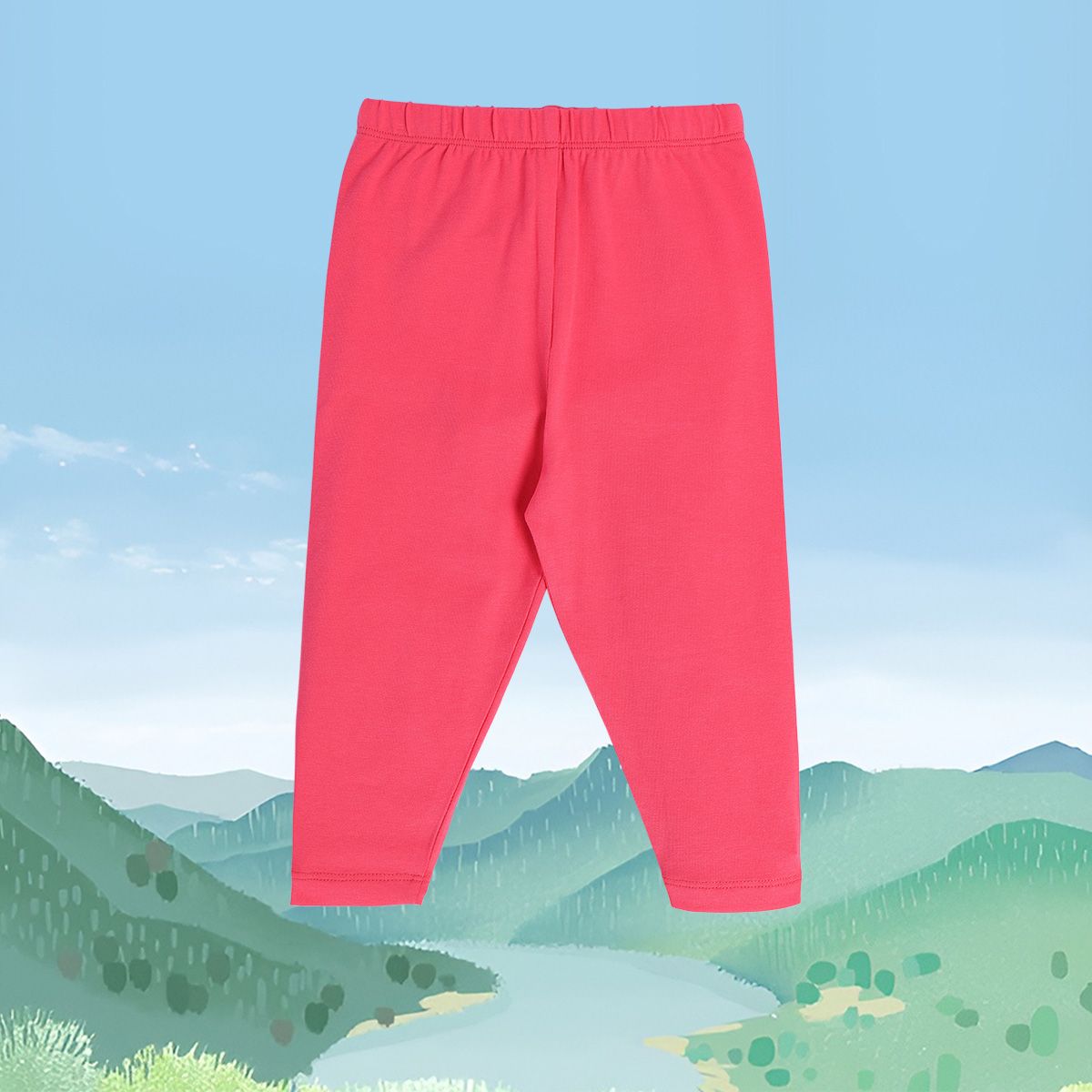 Girls Pink Pack Of 1 Legging