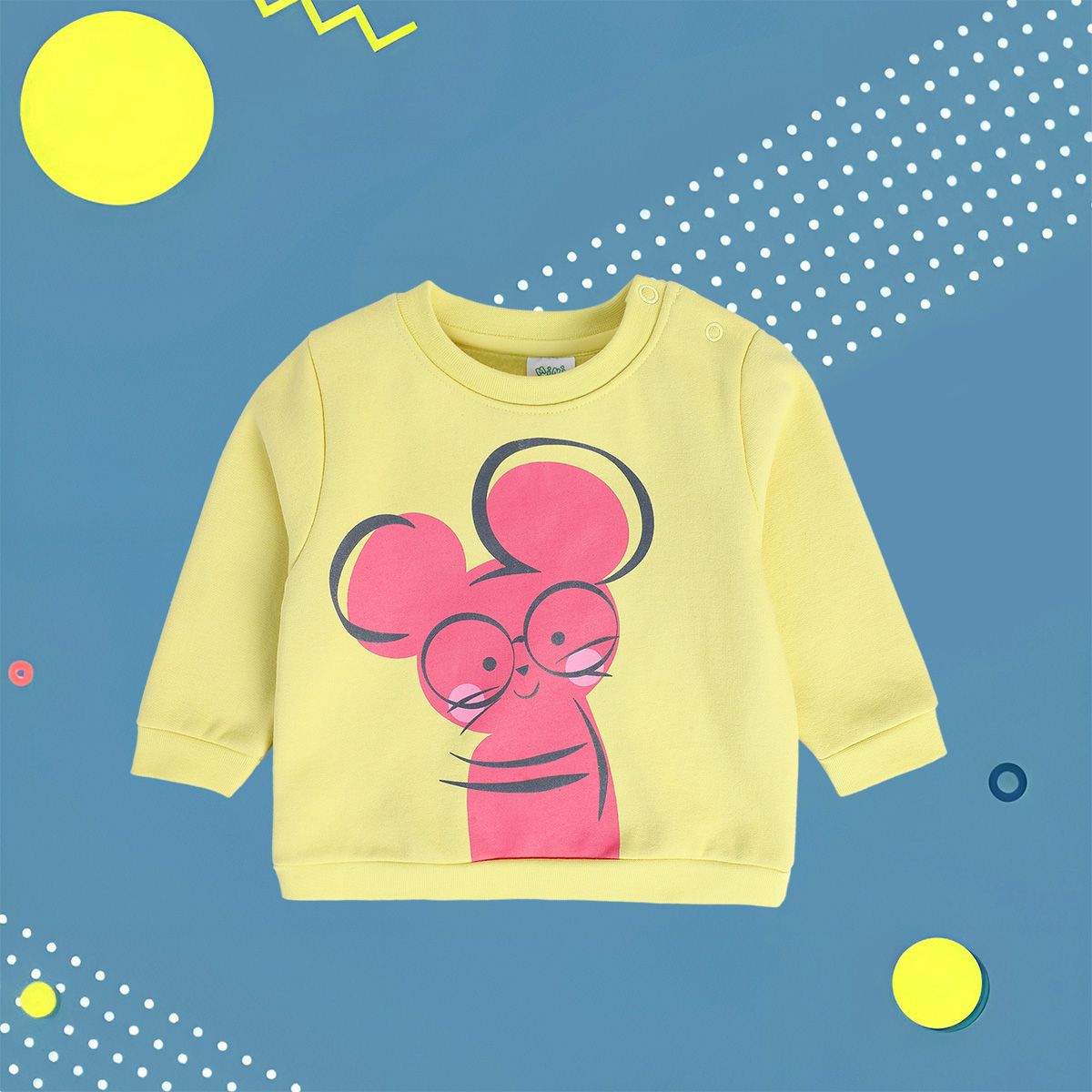 Girls Lime Pack Of 1 Sweat Shirt