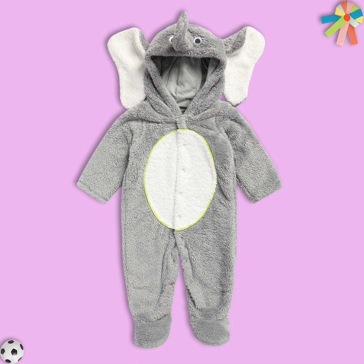 Boys Grey Pack Of 1 Sleep Suit