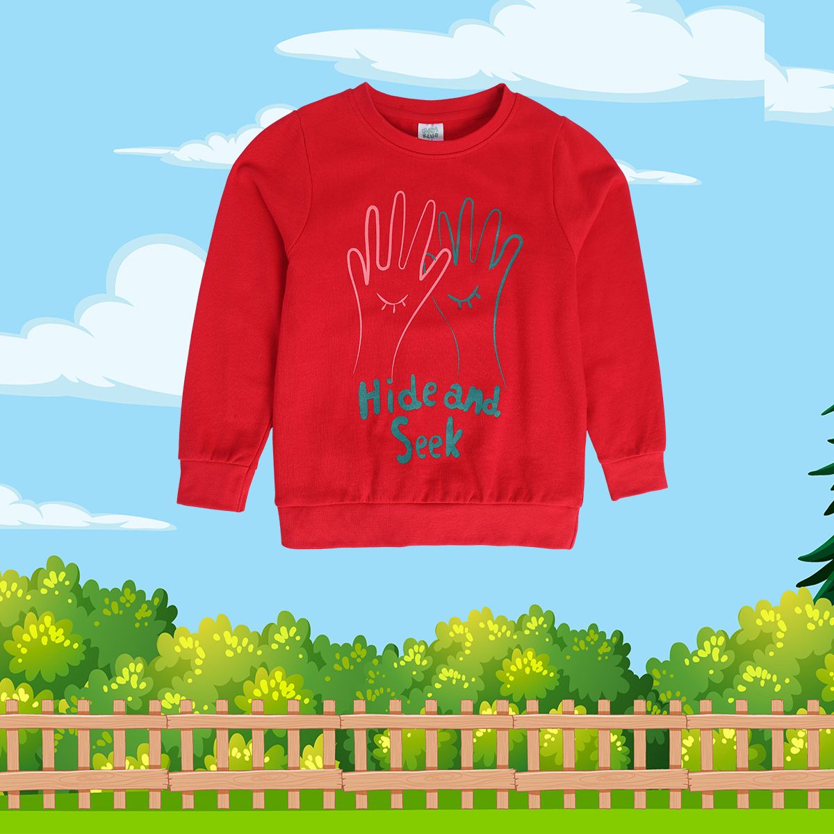 Girls Maroon Sweat Shirt